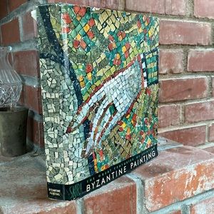 Green toned coffee table book Byzantine Painting